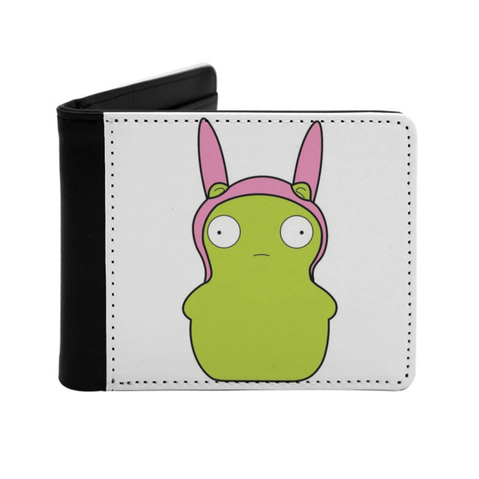 Kutie Kopi New Print Wallet Short Men Wallets Credit Card Holder Purses Louise Tina Belcher Jimmy Pesto Mort Teddy Bob Burgers