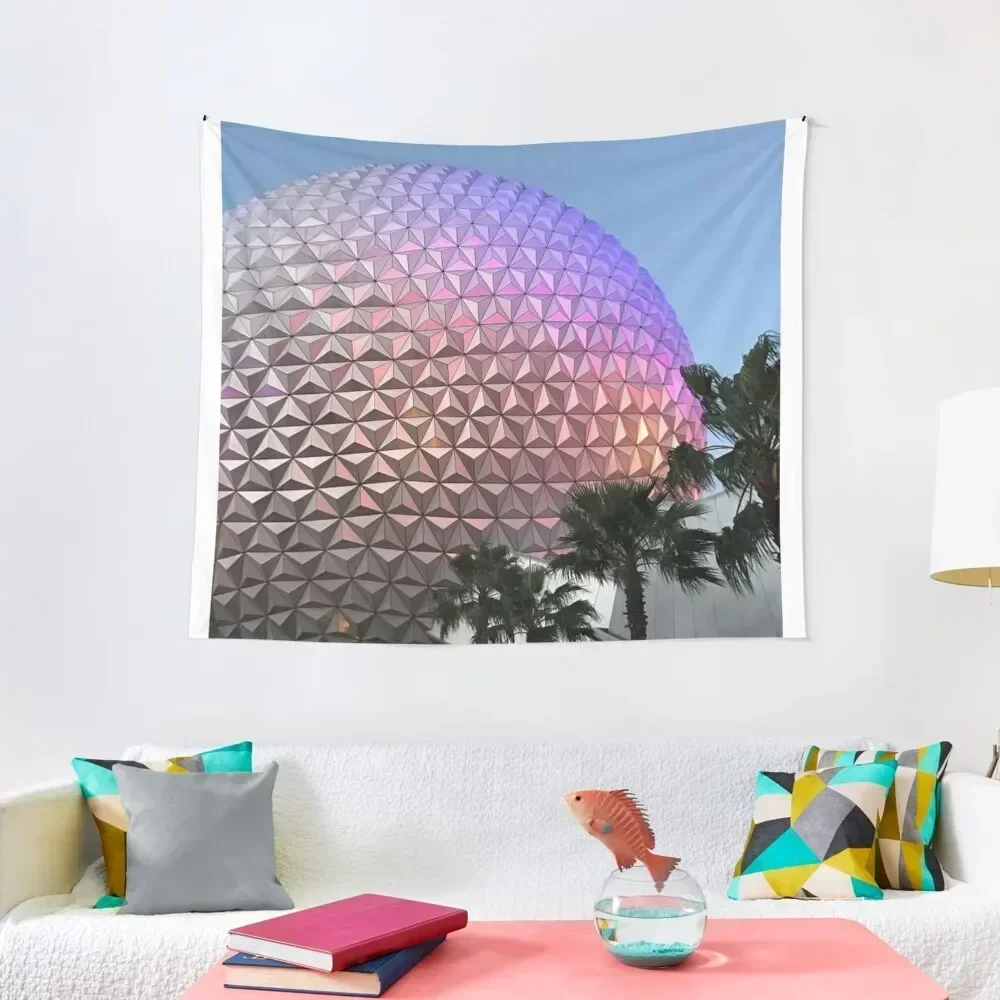 

Epcot Tapestry Outdoor Decor Decorative Wall Room Decor Aesthetic Home Decorating Tapestry