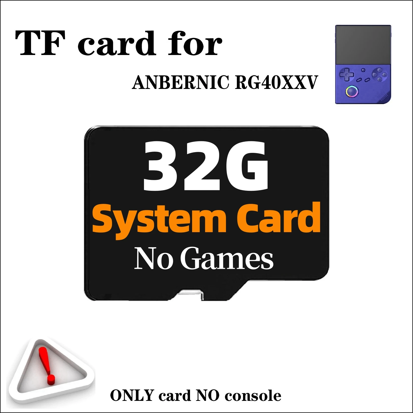 ANBERNIC RG40XXV TF Card Retro Handheld Game Console Memory Card Video Game Console Card Preloaded Games Universal 256G PSP Gift