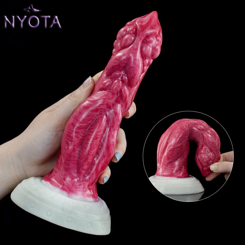 

NYOTA Muscle Fiber Monster Dildos Anal Plug Sex Toys Soft Silicone Penis Dick Thick Realistic Dildo For Men Female Masturbation