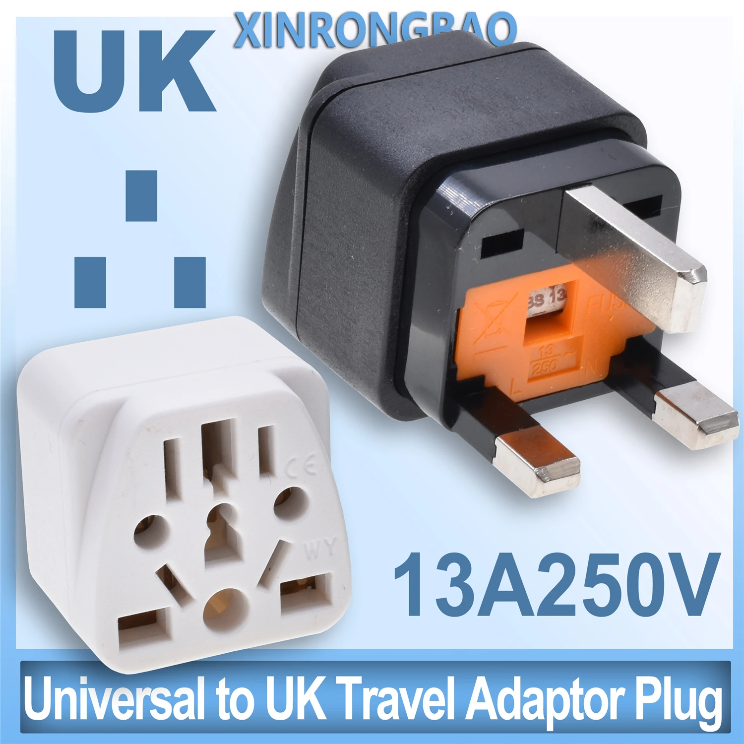 13A UK Travel Plug Adapter 3p Type G Multi-type Conversion Outlet Socket To Britain Singapore Malaysia Power Converter With Fuse