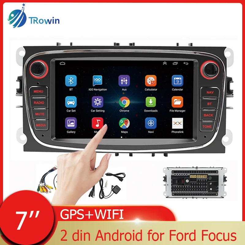 

Car Radio 7inch 2Din Android for Ford Focus Mondeo Multimedia Player Autoradio Carplay Wireless WIFI AUTO Bluetooth GPS