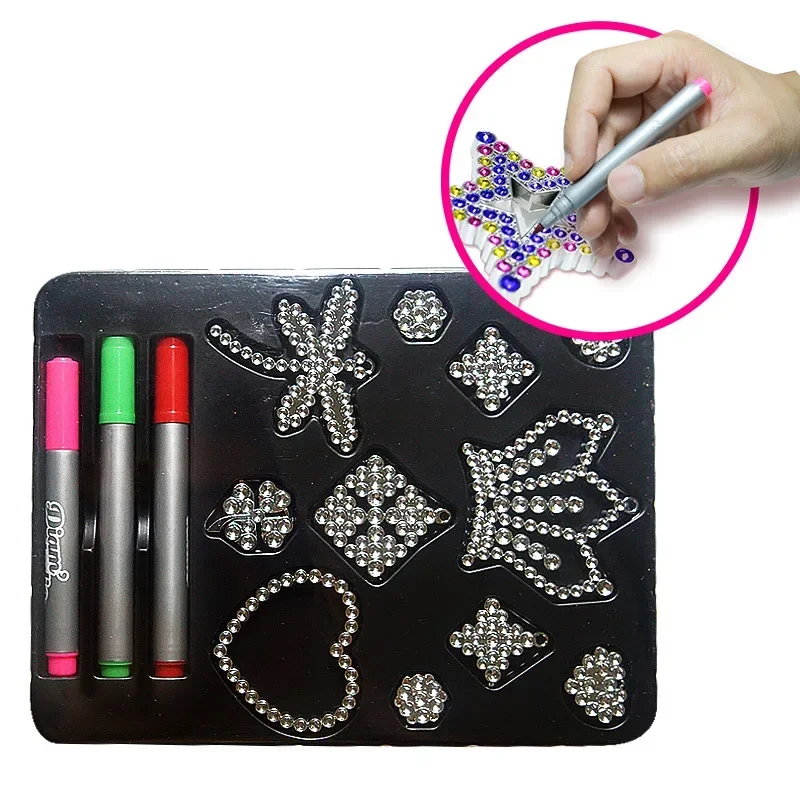 Nieuwe Manieren Om Te Spelen Diy Diamant Kleur Decoratie Set Speelgoed Verf Leren Kleuring Tekening Ornament Speelgoed Kind Meisje Cadeau