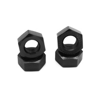 KKZ-4Pcs 17mm M10 Metal Wheel Hex Nut NT002 for JLB Racing CHEETAH 11101 21101 J3 Speed 1/10 RC Car Upgrade Parts
