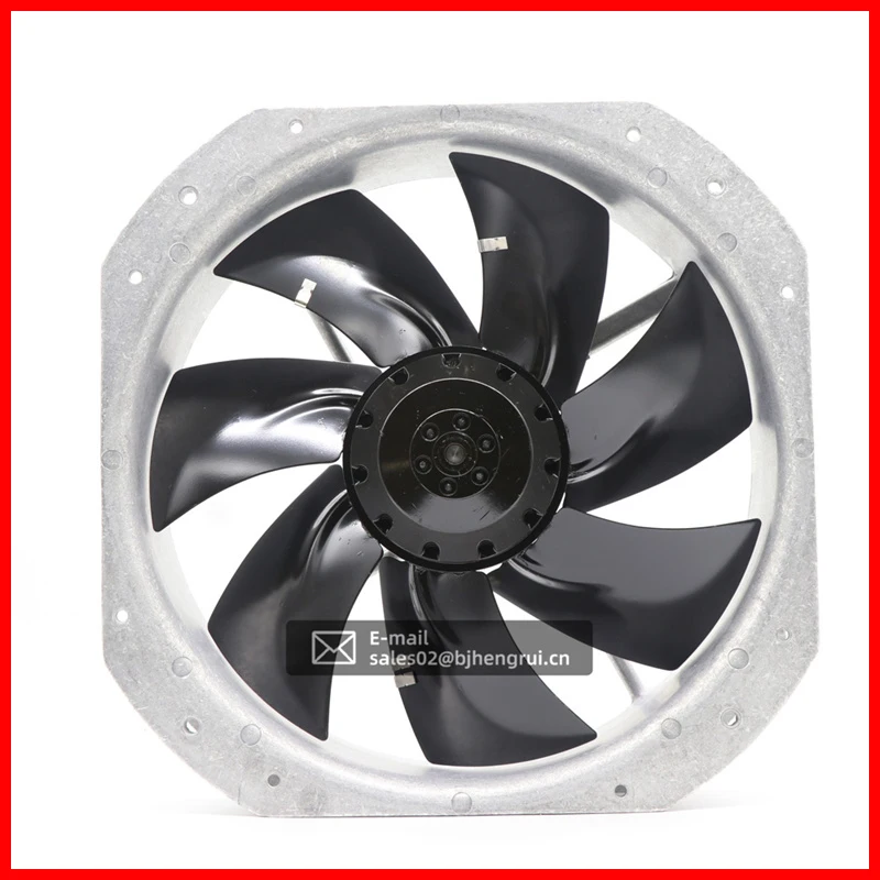 W2E250-HL06-01 250mm 230VAC 127W/180W 2550RPM/2700RPM Ball Bearing  Flange Mount Cabinet Cooling Fan