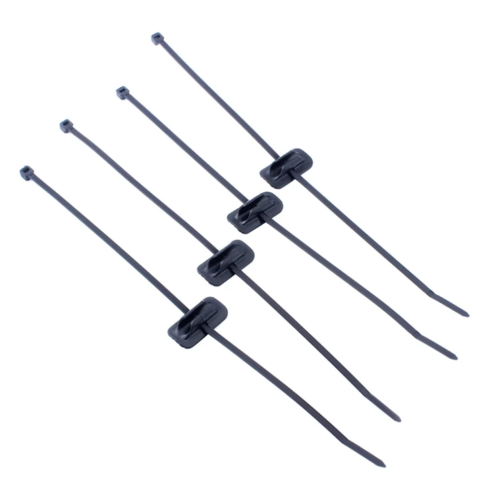 

4Pcs Bicycle Cable Tie Black 29Cm Cable Fixing Brake Shifting Seat Buckle Tubing Clip Frame Stop Bolt Disc Brake