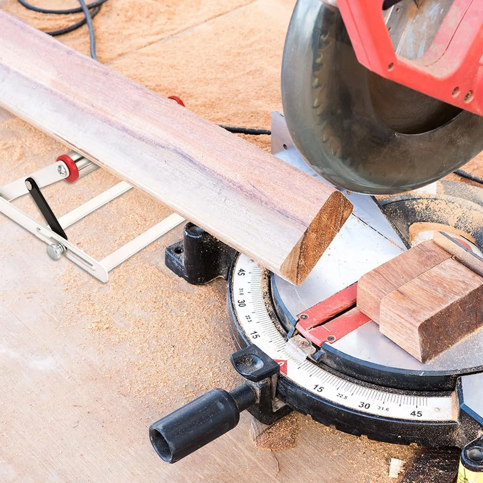 Estrutura de suporte ajustável para máquina de corte, suporte de material de bancada de trabalho de 55-135mm de altura para corte de precisão