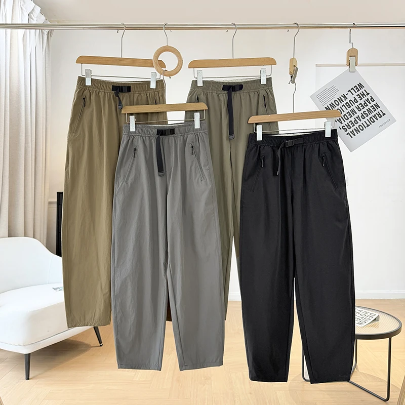 Lightweight Breathable Quick-Dry Hiking Casual Pants for Men And Women Couples Moisture-Wicking Thin Style Outdoor City Wind