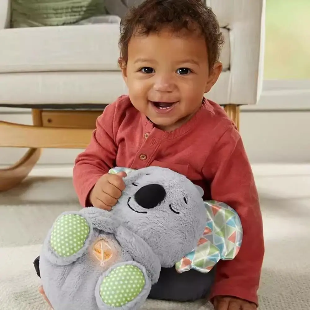 

Plush Plush Slumber Otter Toy with Music with Breathing Movement Sleep and Playmate Koala Baby's Sleep-Inducing Tool