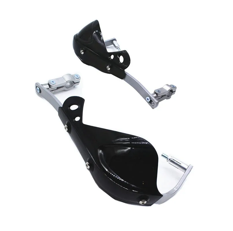 Motorrad-Lenkergriffe mit Schutzhüllen, stoßfeste Windschutzscheibe, halbe Abdeckung, Aluminium-Handschützer, Schutzausrüstung