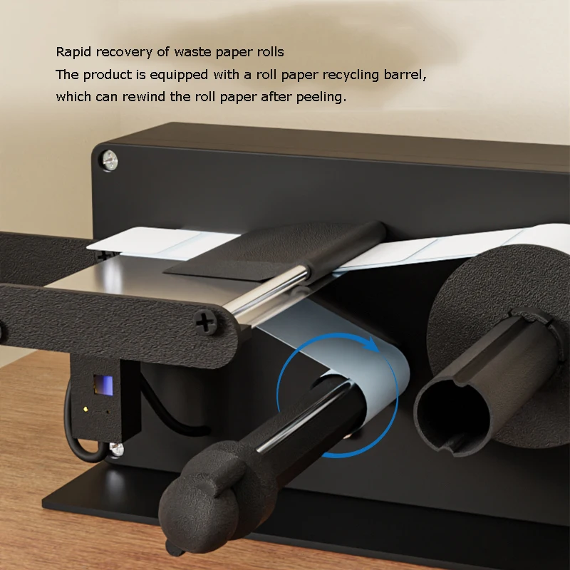 Automatic Label Dispenser Machine with Infrared Sensor for Multi-Row Adhesive Paper Stripping