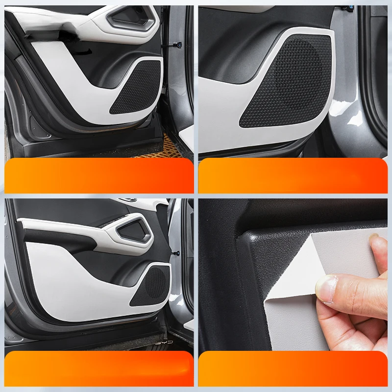 Auto-Tür-Anti-Kick-Schutzfolie aus Leder für BYD Yuan PRO 2024 2025 Schutzaufkleber Verkleidung Auto-Zubehör – Detail 3