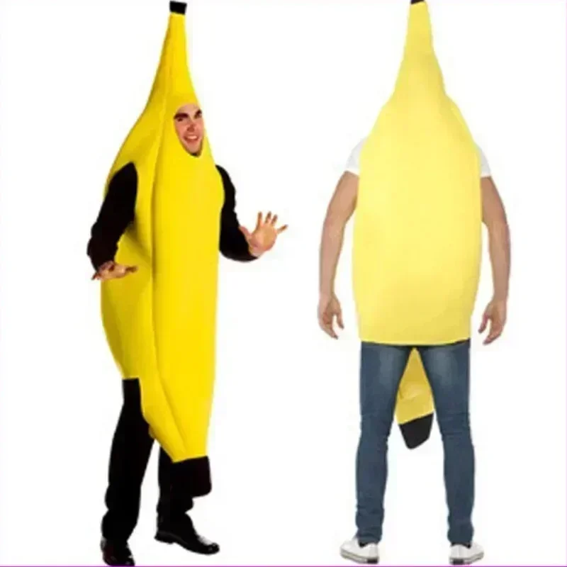 Funny Banana Unisex Cosplay Carnival Clothing Adult Kid Dress Costume Novelty Halloween Christmas Carnival Party Dance Decor view 4