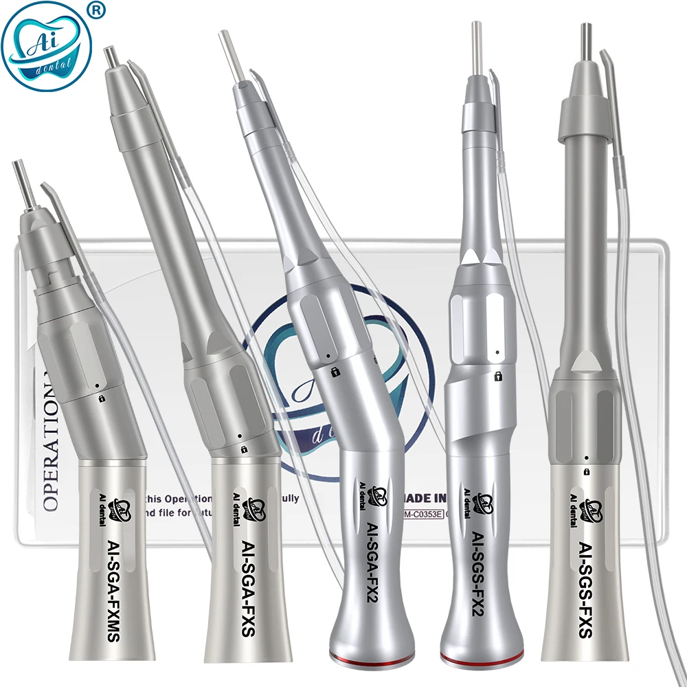 AI-FX Series 20 Angle Handpieces 1: 2 Increasing speed  Straight With External Spray Nozzle For surgical burs