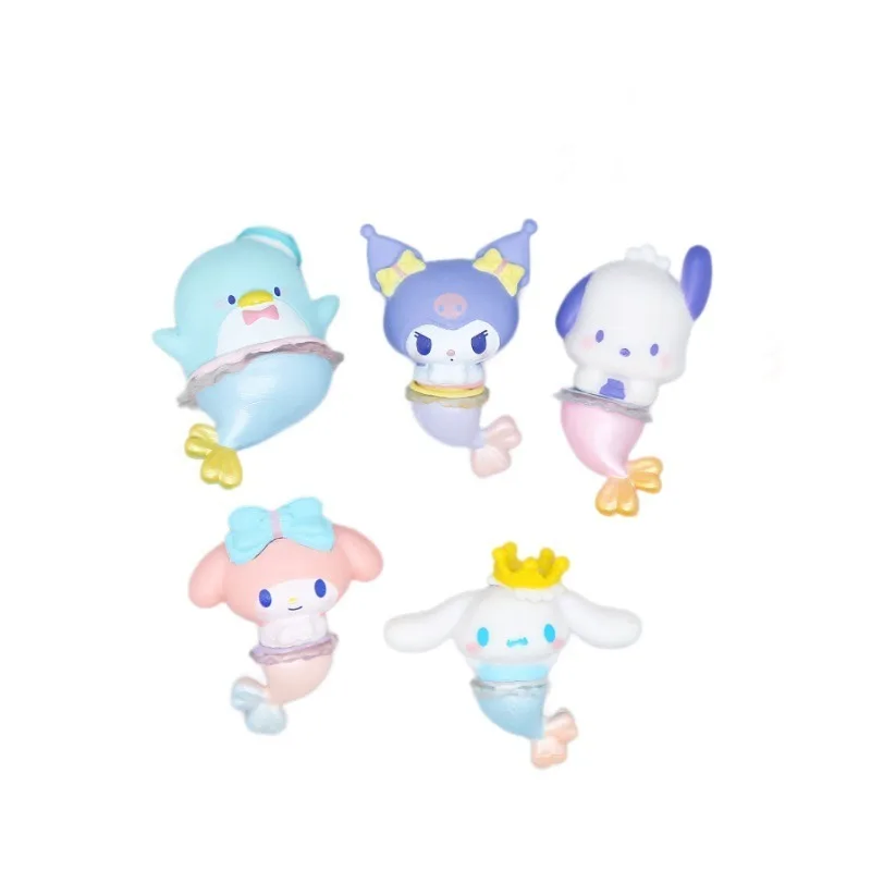 وصول جديد سانريو حورية البحر والكلب دمى قطيفة-كوروكو باتشاتي ميلودي وكلب القرفة ألعاب قابلة للجمع إكسسوارات الهدايا