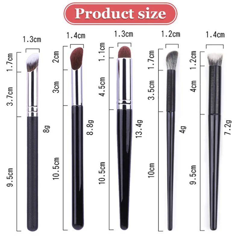 Face Concealer Brush Under Eye  Concealer Brush  Concealer Buffer Brush Mini Eyeshadow Detail Cosmetic  Makeup Brush Tool