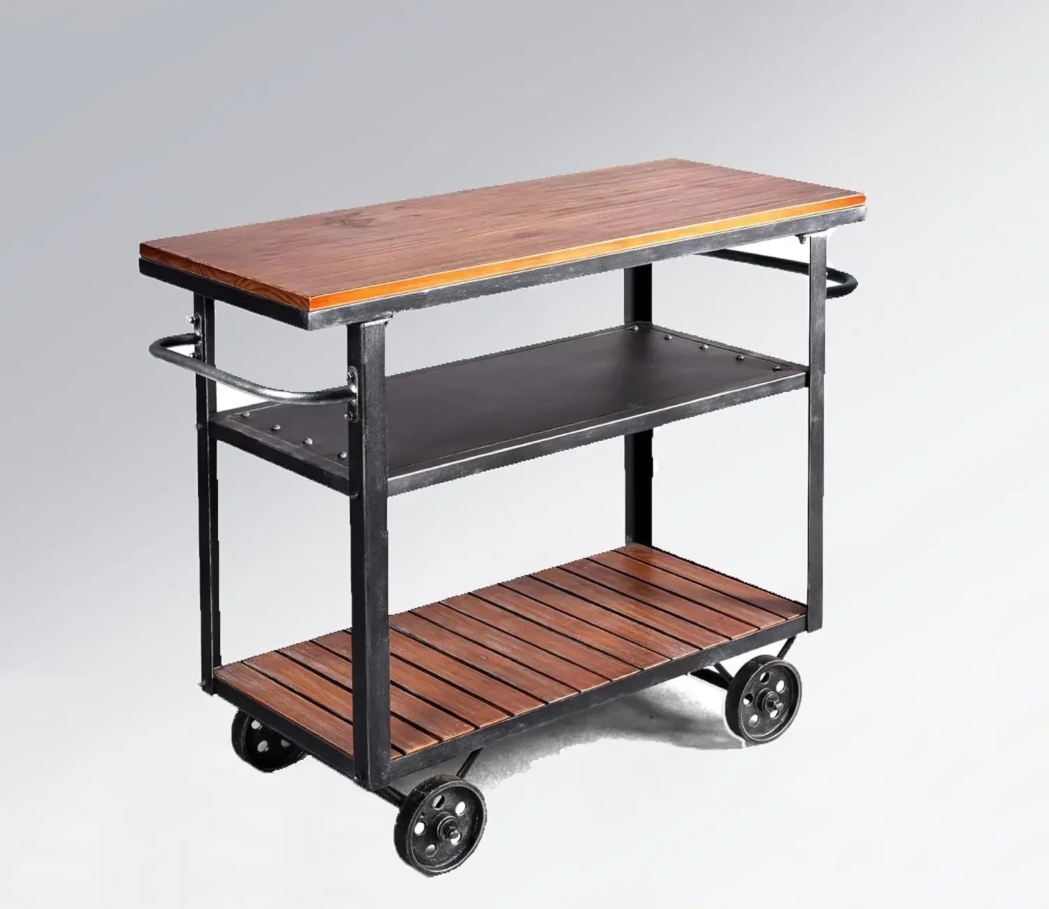 

Барная тележка для дома, кухни, сервировочная тележка, промышленная винтажная кухонная тележка, сервировочные тележки для бара, катящиеся металлические деревянные тележки