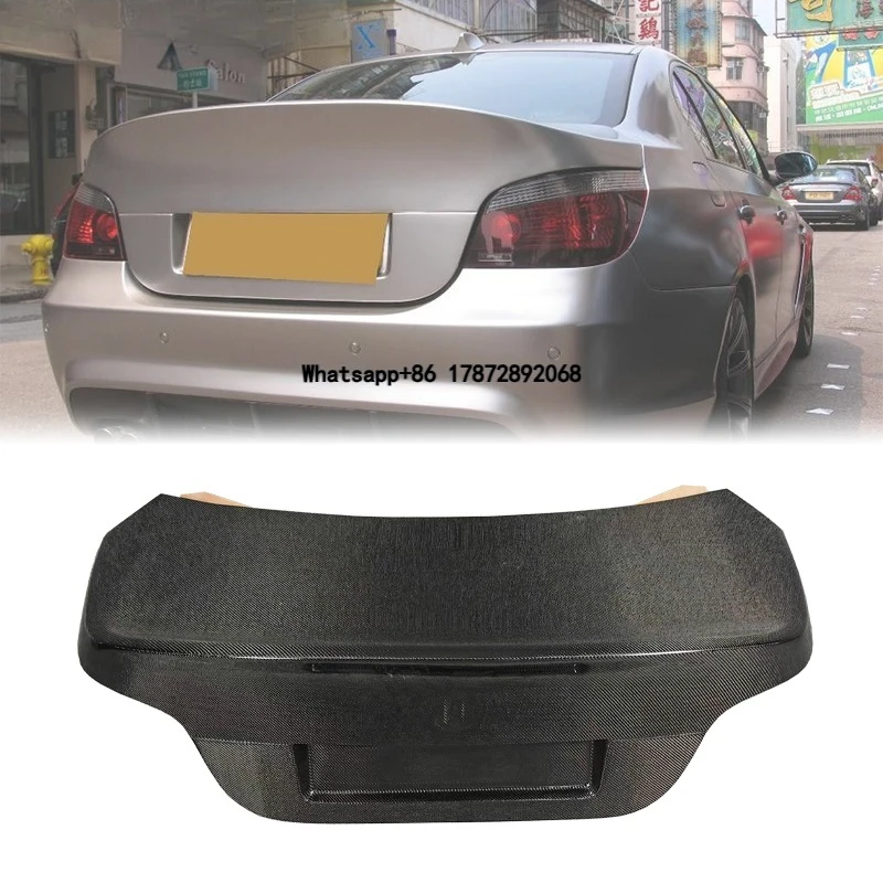 

For 2001-2010 5 Series Sedan E60 Upgraded Modified Trunk Lid with Ducktail Spoiler Lightweight Carbon Fiber Trunk Lid