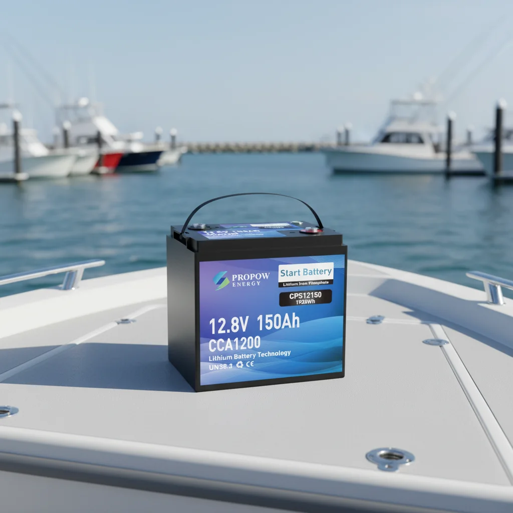 

High CCA Deep Cycle And Starting LiFePO4 12V 150Ah Marine Lithium Battery For Fishing Vessels