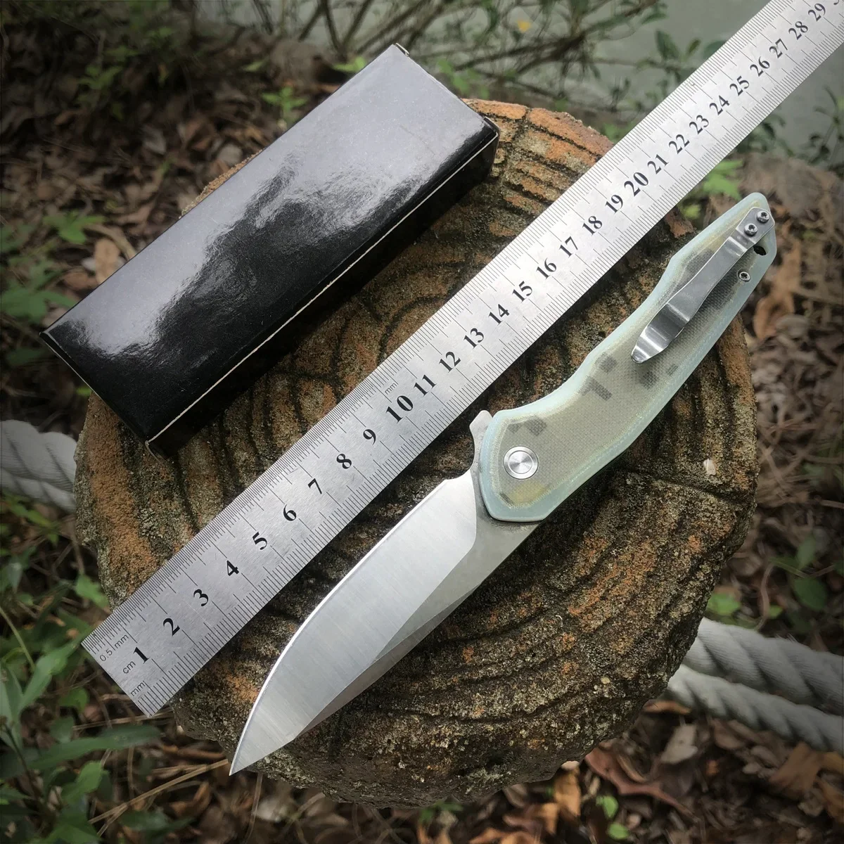 New High Hardness D2 Steel Folding Knife G10 Handle Stainless Steel Outdoor Survival Fruit Knife Sharp Safe And Durable