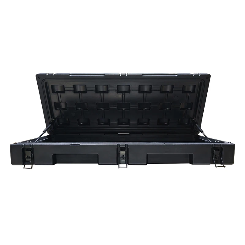83L Hard LLDPE Plastic Cargo Case Rotomolding Tool Box For 4WD Storage Box Roof Rack Low Profile Hard Carry Case
