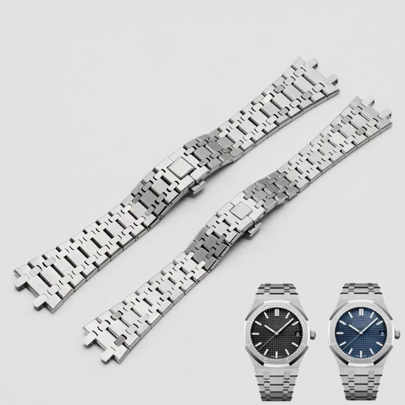 

Watch Band For Audemars Piguet AP ROYAL OAK 15400/26331/15500 Solid Stainless Steel Men 26mm waterproof watch accessories band