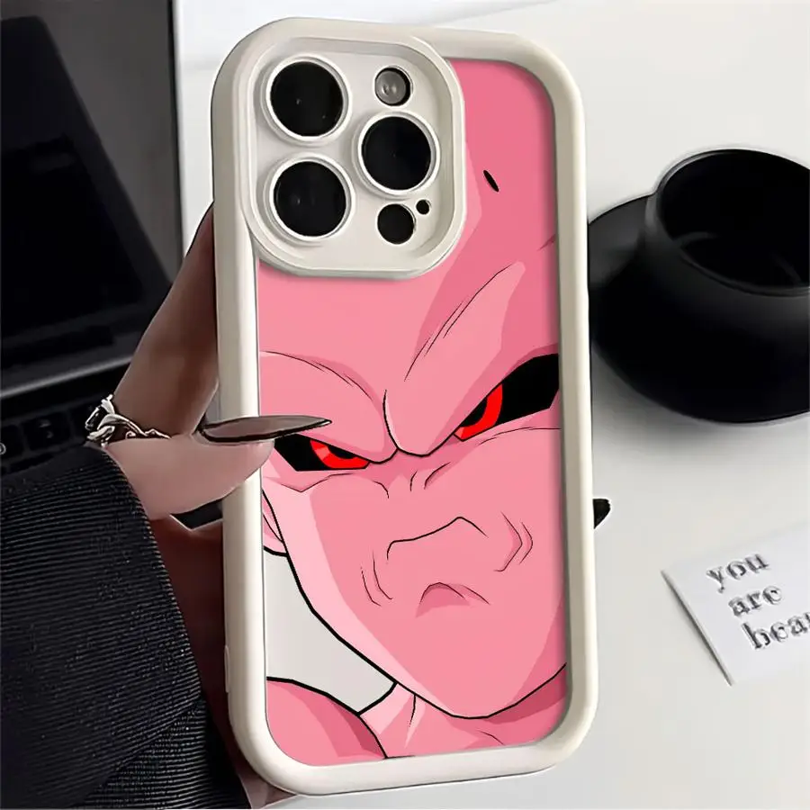 아이폰 XS Max 15 16 14 Plus XR 13 12 11 Pro Max 17 Air 16e용 케이스, 소프트 커버, 드래곤볼 Z 셀 마진 부우