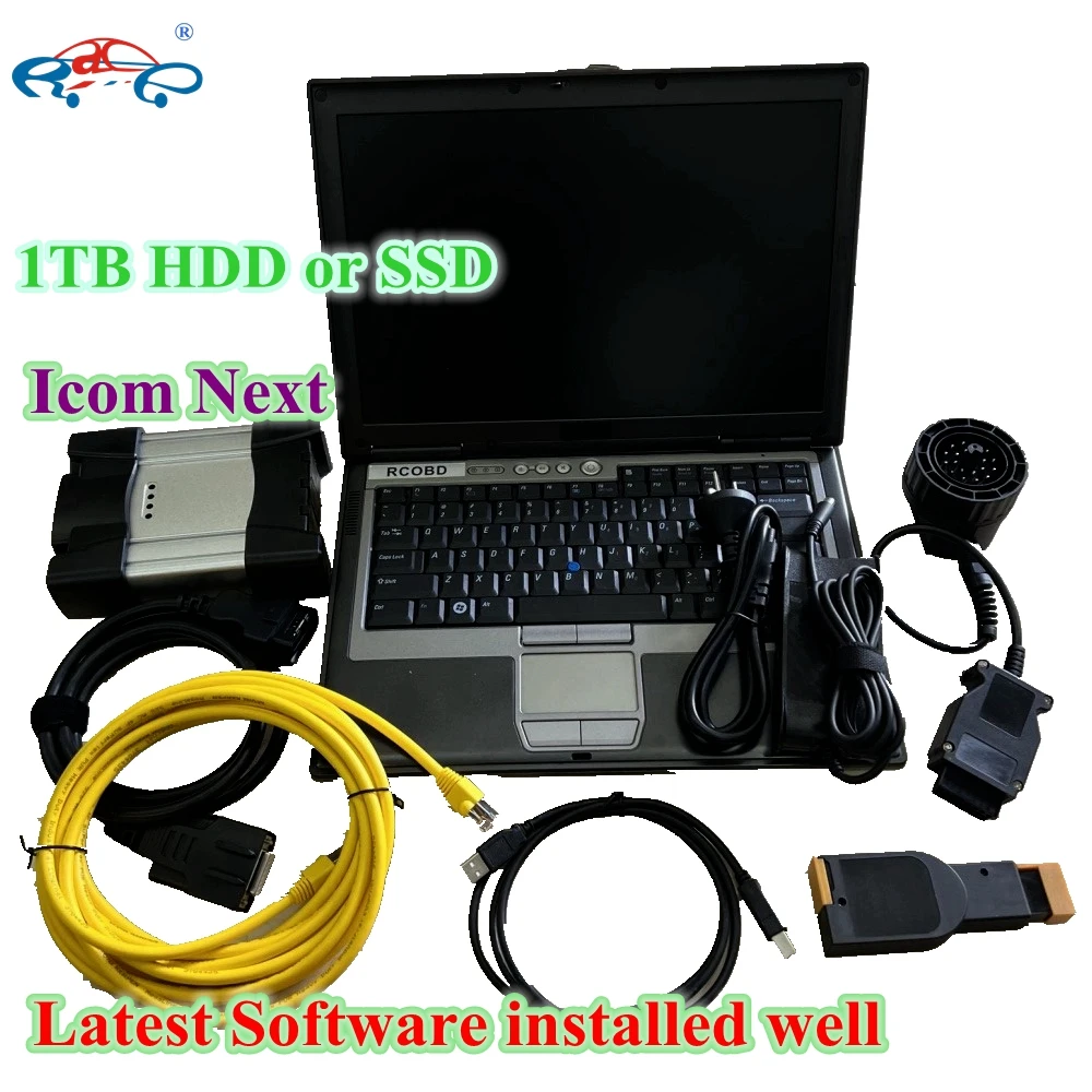 11.2024 Software D 4.50 Auto Diagnostic Tool Icom Next for BMW 1TB HDD or SSD Expert Mode in Laptop D630 Ready to Work