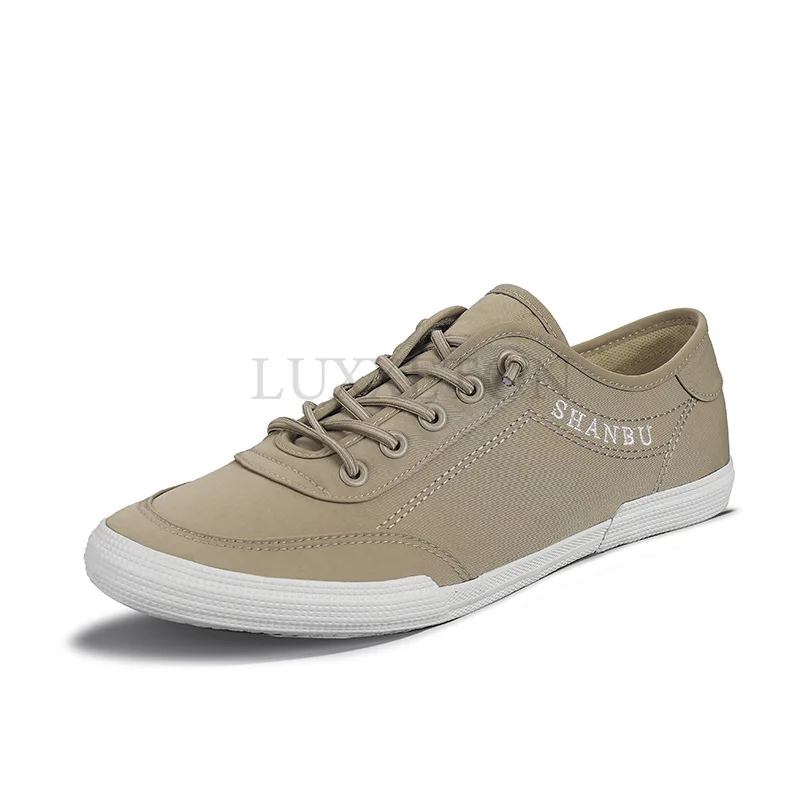 Shoes for Men Breathable Canvas Shoes Soft-soled Wear-resistant Men\'s Sports Shoes Men\'s High End Fashion Casual  Shoes