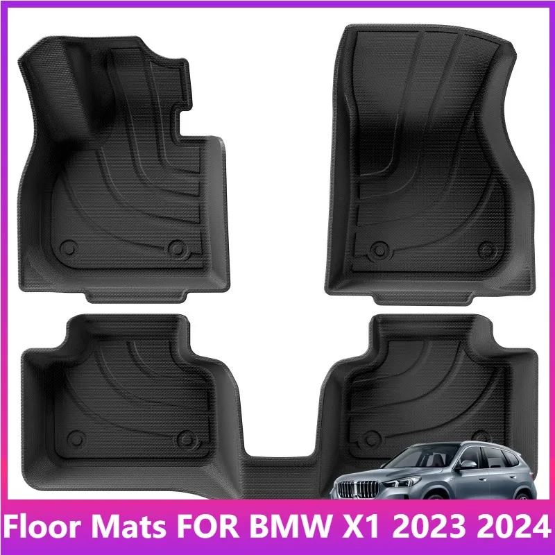 

Коврики для BMW X1 2023 2024 Автомобильные коврики TPE 3D Коврики для багажника Коврик в багажник без запаха Аксессуары подходят только для левой руки водитель