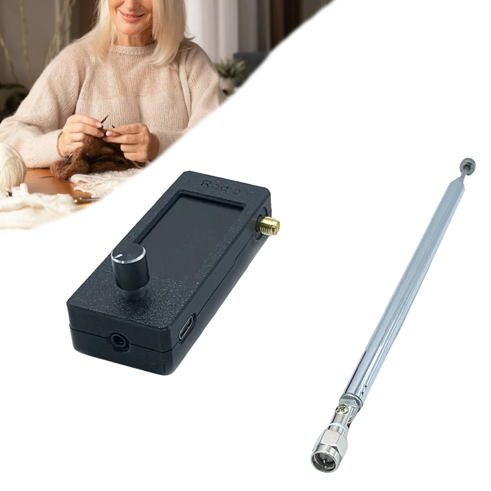 

SI4732 Портативное радио 0,5-108 МГц с телескопической антенной Карманное мини-радио Вседиапазонный радиоприемник HF SW MW VHF Radio