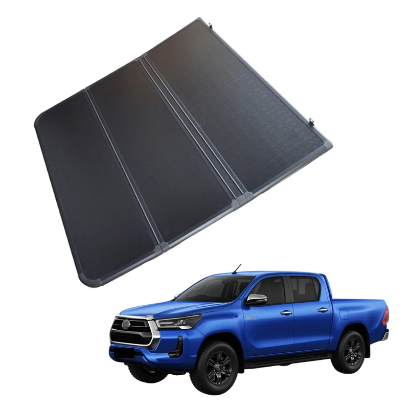 

Car Accessories Soft Tri-fold Hard Tri-fold Cover Pickup Covers for Hilux 2015-2022