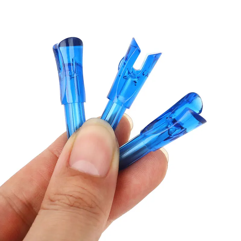 50 Pack Insert Arrow Nocks - ID 6.2mm, Easy Install For Archery Shafts