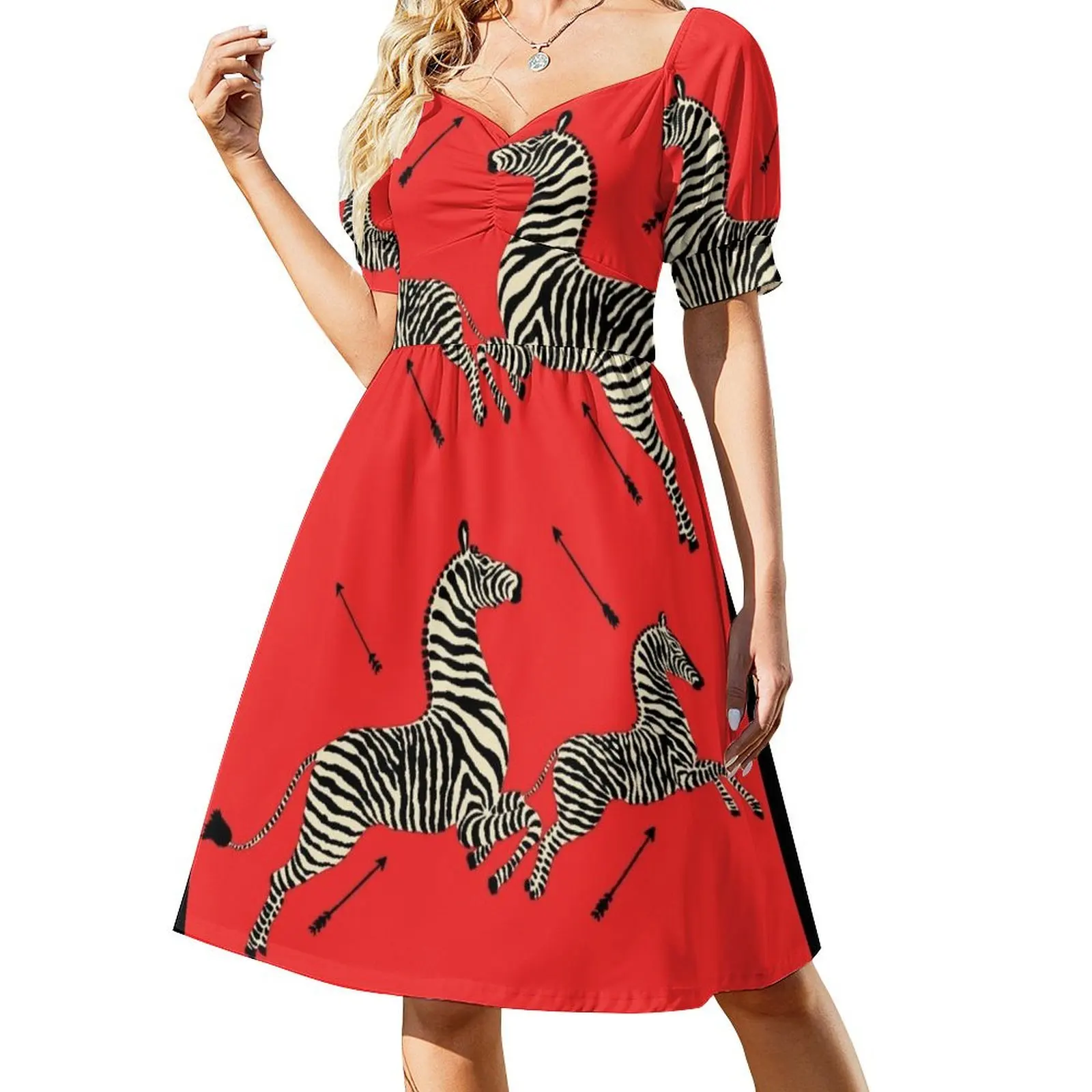 

The Tenenbaums Zebra! Short-Sleeved Dress long dress women summer Woman clothing women's elegant loose dresses