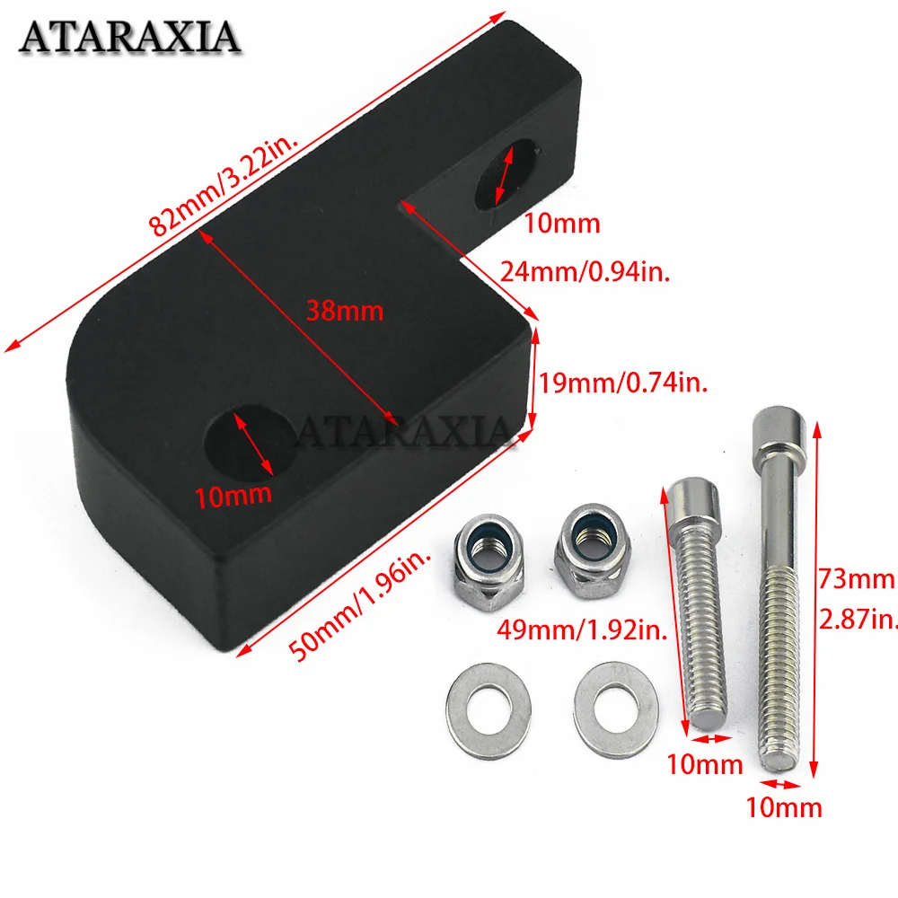 مجموعة تمديد المصابيح الأمامية للدراجة النارية ، قوس المصابيح الأمامية الشوكة ، هارلي داينا ، الانزلاق الفائق ، FXDF ، FXDB ، FXDWG ، 39-49