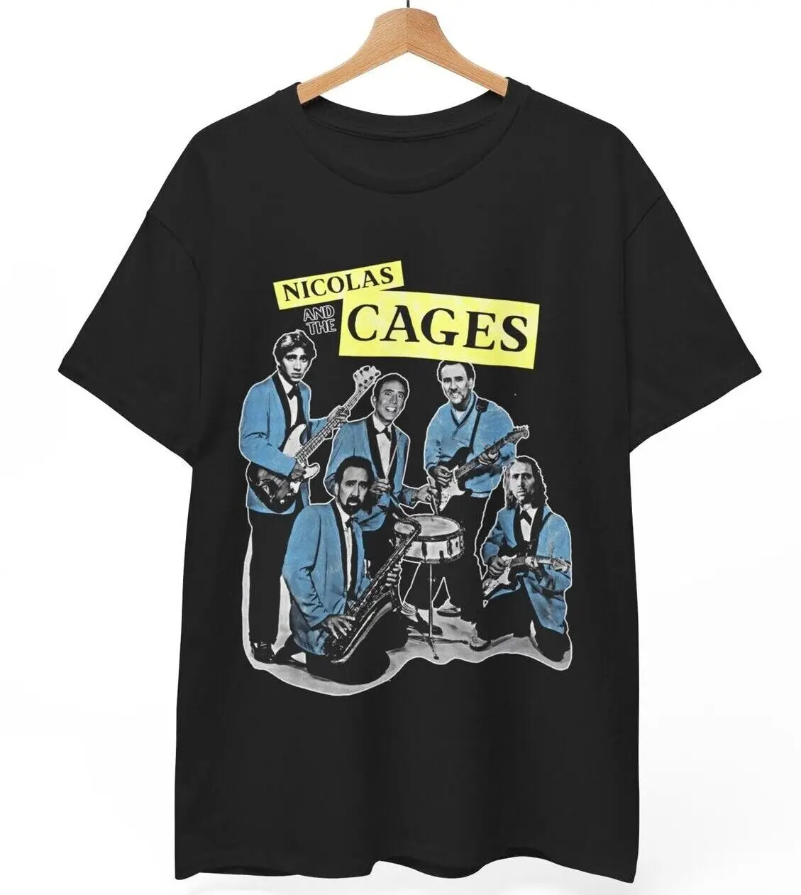 Nicolas Cage Band Shirt, Nicolas and the Cages shirt, Unisex Shirt S-5xl