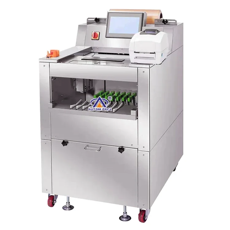 High Quality Fresh-Keeping Film Automatic Food Tray Fruit Vegetable Cling Film Stretch Film Food Tray Packaging Machine