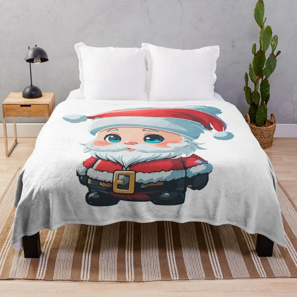 

Baby Santa Claus Throw Blanket Tourist Vintage Flannel Luxury Throw Blankets