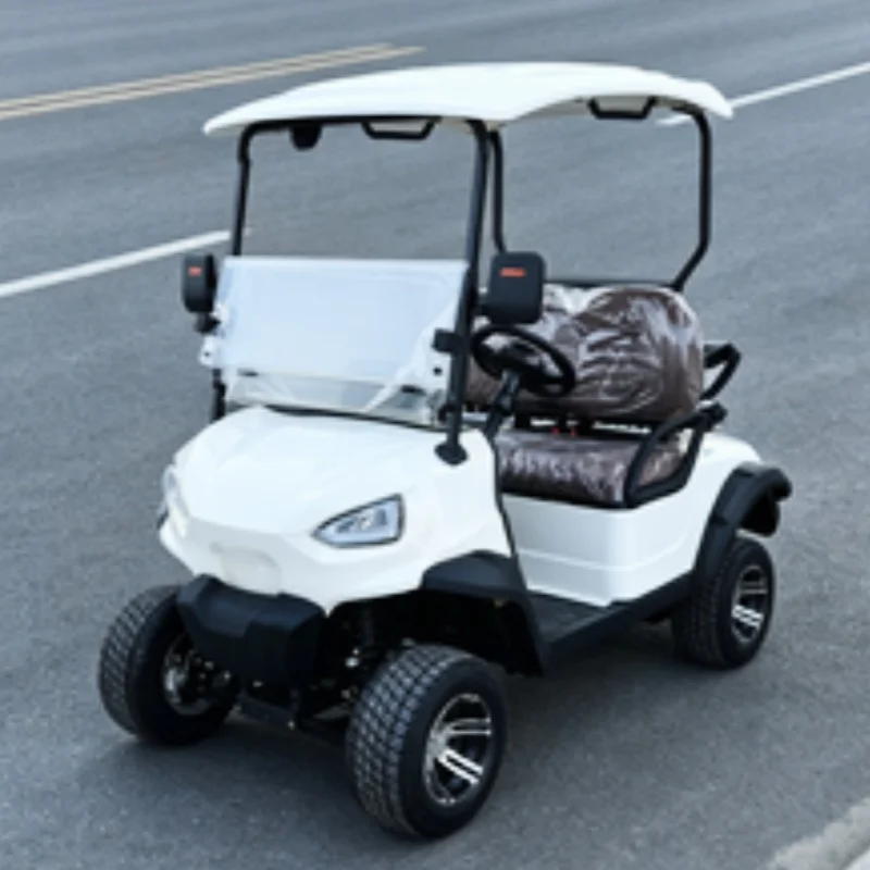 Brand New 2 Person Electric 4 Wheel Club Car Golf Cart For Sale 2 Seater New Energy Electric Golf Cart With Folding Windshield