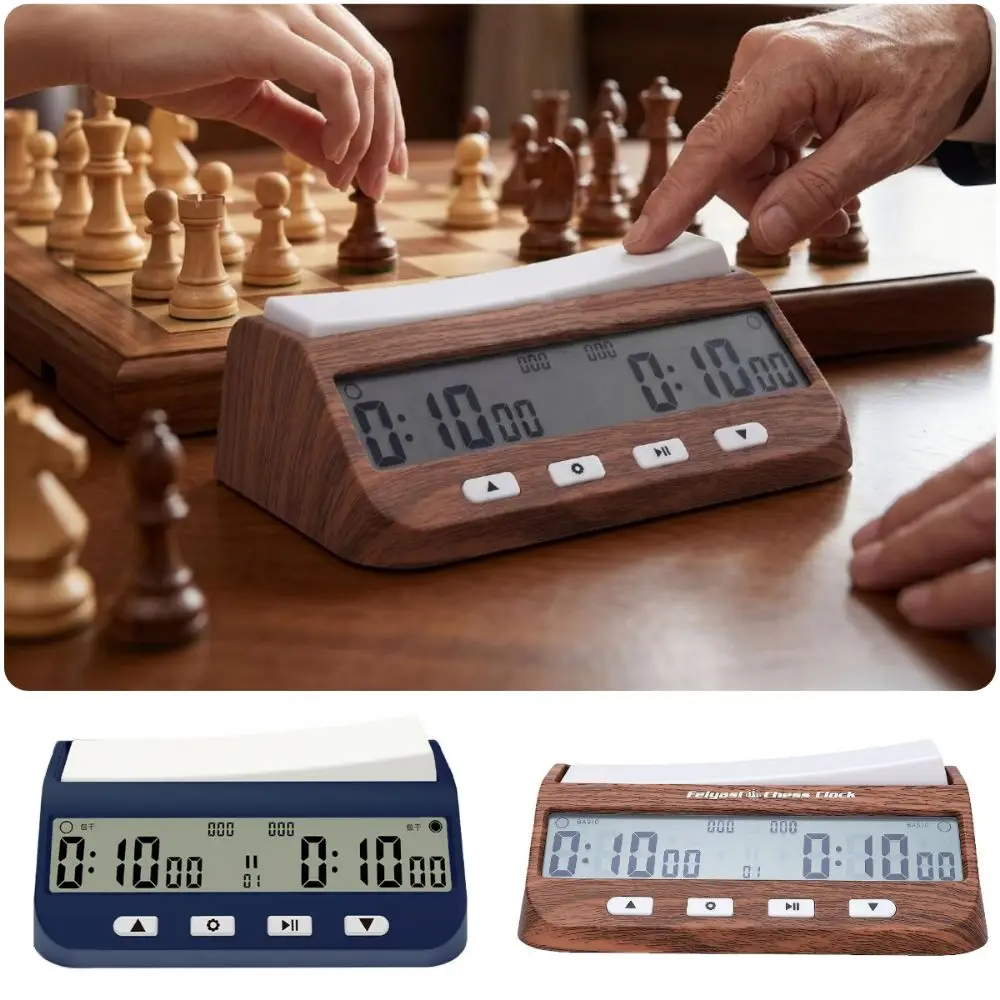 Multifunctional Chess Timer ABS Material Large Screen Digital Chess Clock Anti-fall Easy To Set Up Game Timer for Checkers