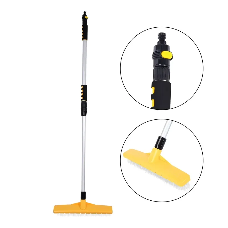 for Winslow & Ross Multi Function Artificial Grass Lawn Clean Water Sweeper Broom Carpet Cleaning Brush With Water Flow
