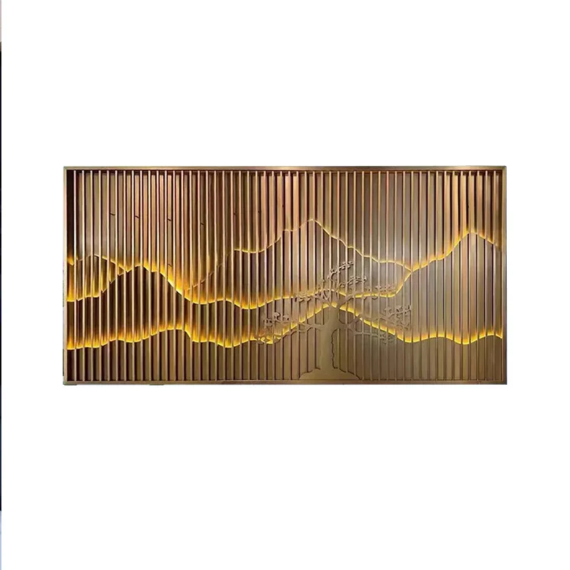 

Hotel stainless steel rockery screen