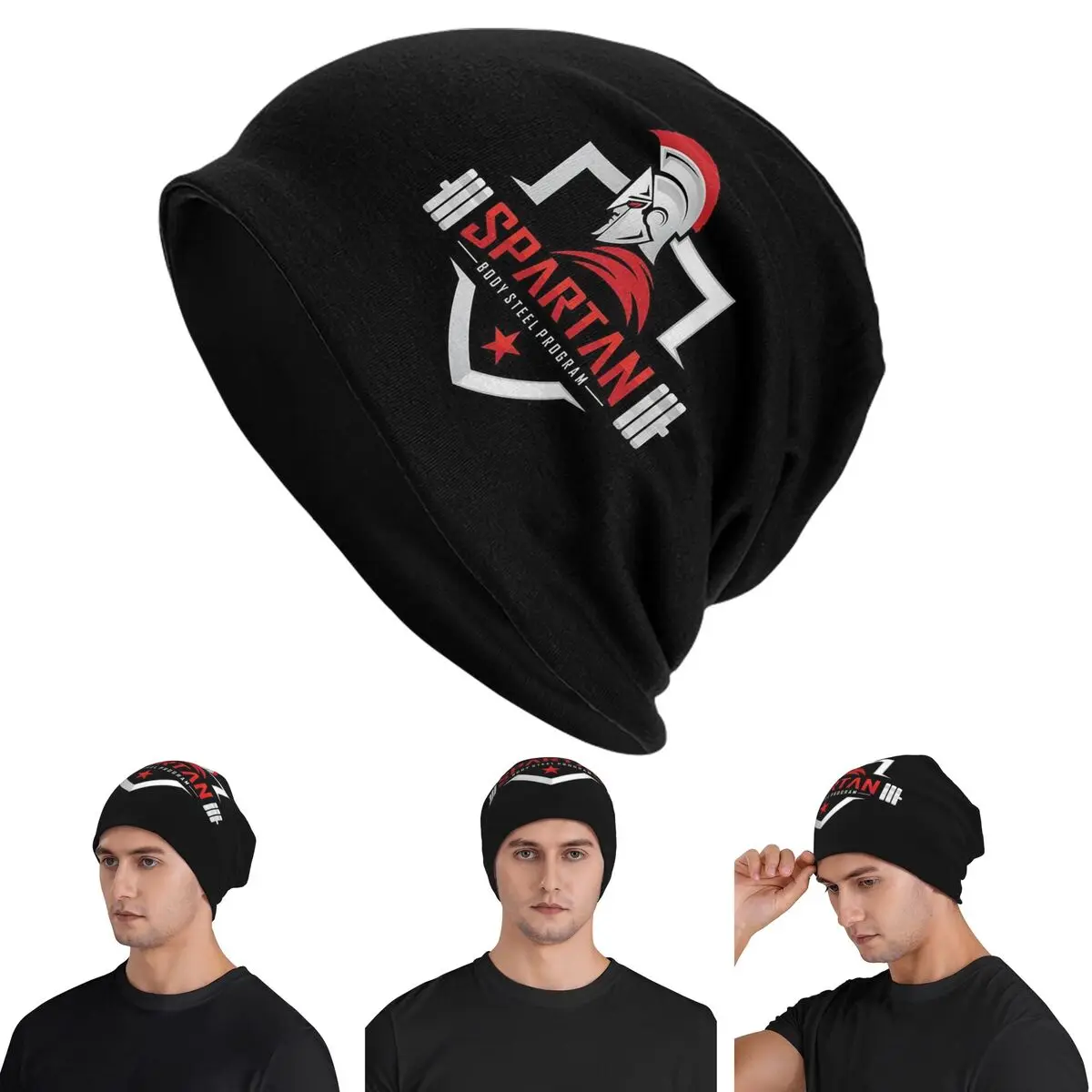 

GYM Spartan Fitness унисекс шапки для взрослых шапки вязаная шапка теплая хип-хоп осень зима уличные шапки Skullies