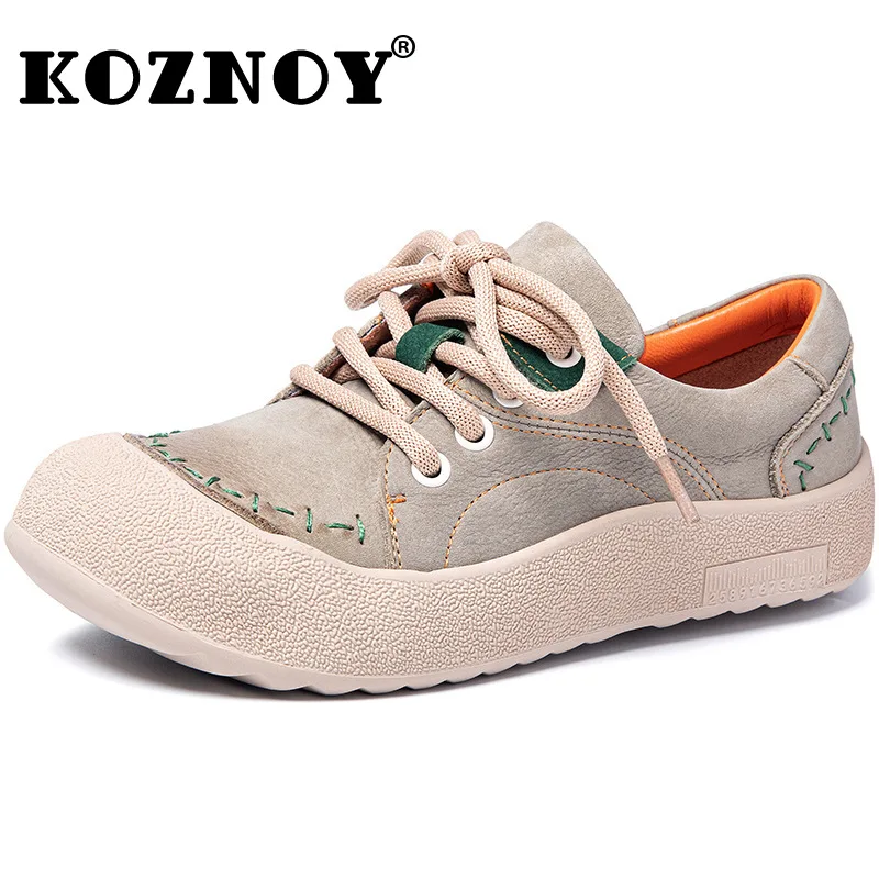 

Koznoy 3 см 2025 натуральная коровья кожа лоферы на мягкой подошве этнические мокасины резиновые туфли на плоской подошве женские натуральные удобные