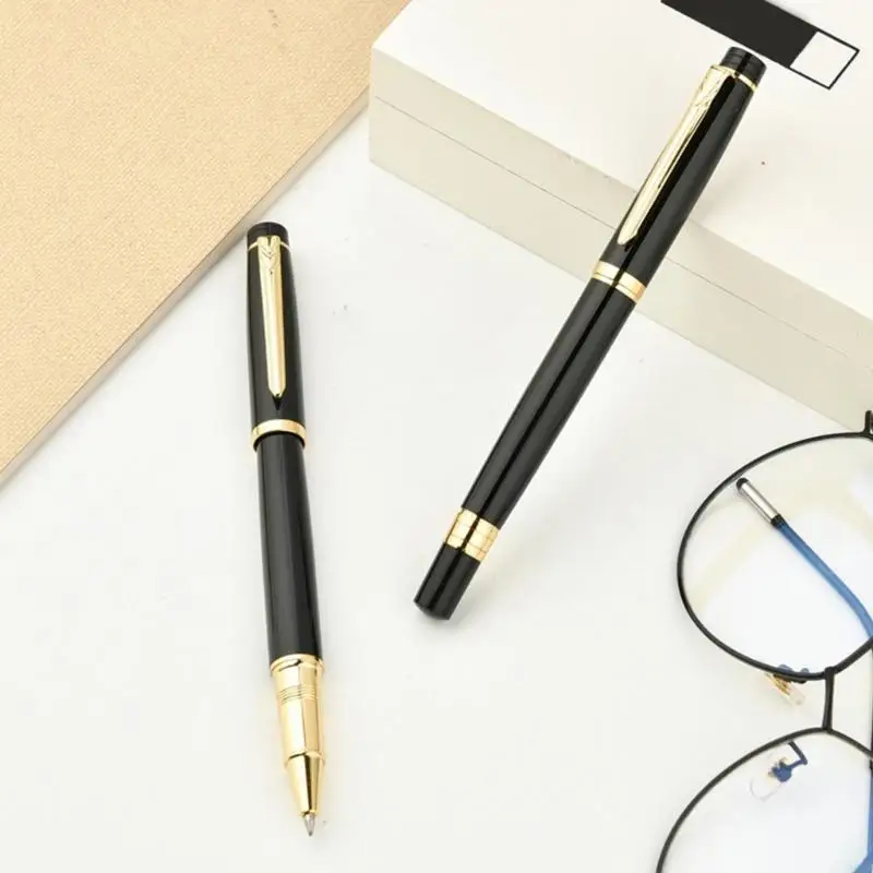 قلم أحبار جل معدني أنيق، مقابض مريحة للكتابة، هدية احترافية للمكتب