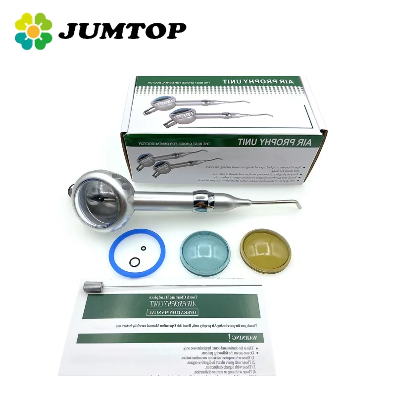 

JUMTOP Dental Air Prophy Unit Teeth Whitening Cleaning Air Polisher Oral Hygiene Prophy Polishing Tool Air Prophy Jet