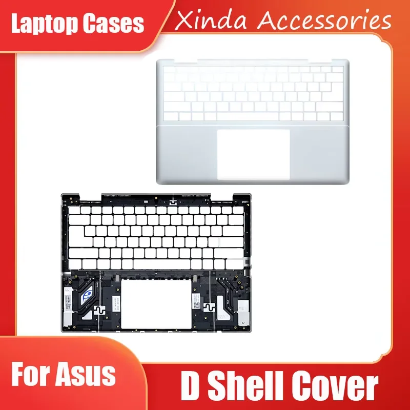 

New Original For Dell Inspiron 14 Plus 7430 Laptop Cases Front Bezel Upper Keyboard Palmrest Bottom Case C Shell Cover