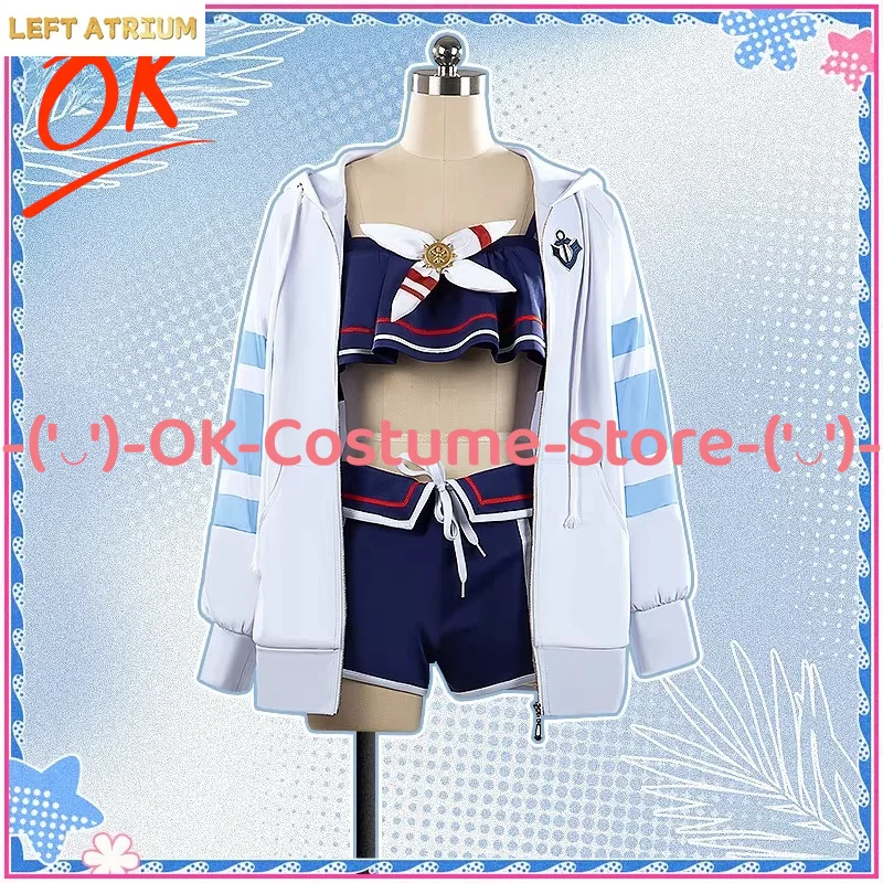 

[Customized Size] Uma Musume Pretty Derby Cheval Grand Cosplay Costume Swimsuit Summer Beach Outfit Halloween Party Uniform Suit