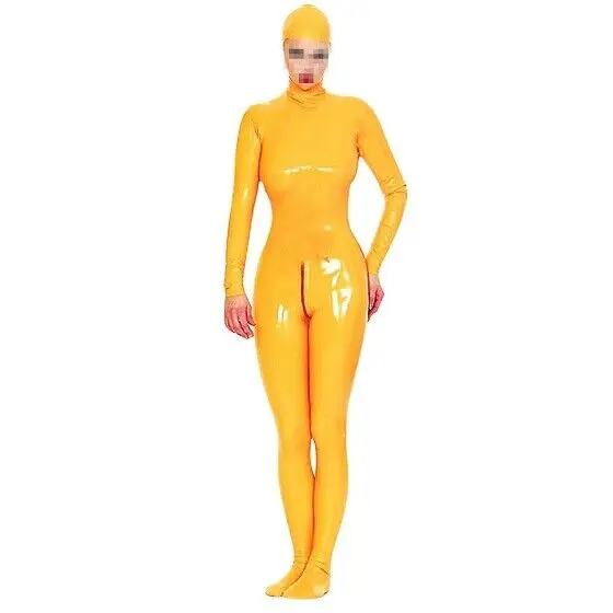 Speciale Aanbieding Latex Anzug Zentai Sexy Uniform Bodysuit Masker Catsuit Cosplay