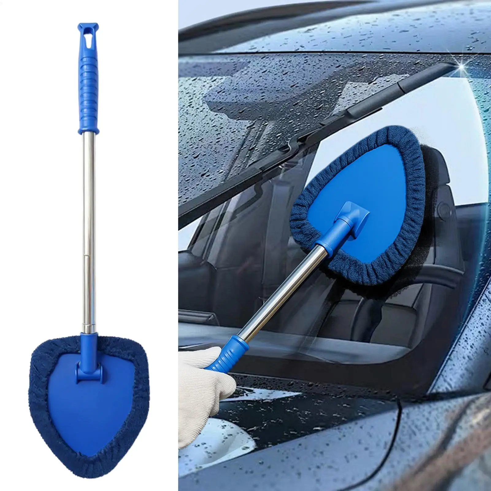 

auto Windshield Cleaner Telescopic Soft Non Slip Tool Car Windshield Cleaner Tool Car duster Automotive cleaning tools for Trunk